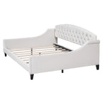 Lit de Repos Moderne Capitonnage Touffet Boutons, Grand Lit