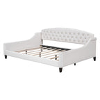 Lit de Repos Moderne Capitonnage Touffet Boutons, Grand Lit