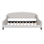 Lit de Repos Moderne Capitonnage Touffet Boutons, Grand Lit
