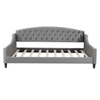 Lit de Repos Moderne Capitonnage Touffet Boutons, Grand Lit