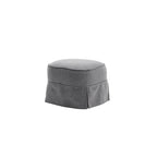 Fauteuil pivotant avec ottoman, Fauteuil d'appoint pivotant pour salon