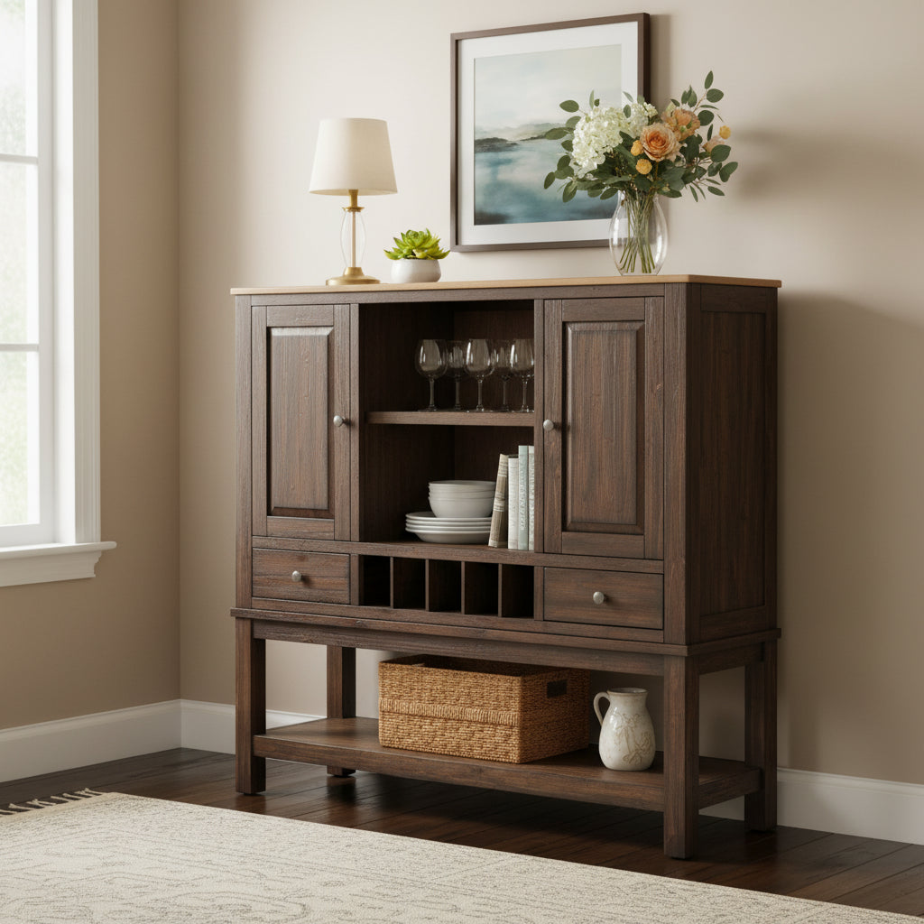 Transitions 62 Sideboard w/Wine Storage