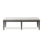 Banc de salle à manger capitonné, beige