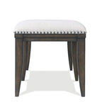 Banc de salle à manger capitonné, beige