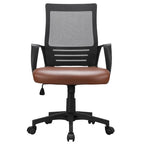 Chaise de bureau ergonomique en maille réglable avec support lombaire