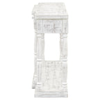 Console de style rétro avec 4 tiroirs de rangement frontaux et 1 étagère