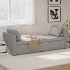 Chaise longue moderne pour lit de repos, lit de repos simple avec 2 tiroirs, pas besoin de matelas, parfait pour les salons et les bureaux à domicile