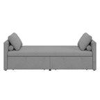 Chaise longue moderne pour lit de repos, lit de repos simple avec 2 tiroirs, pas besoin de matelas, parfait pour les salons et les bureaux à domicile