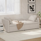 Chaise longue moderne pour lit de repos, lit de repos simple avec 2 tiroirs, pas besoin de matelas, parfait pour les salons et les bureaux à domicile