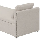Chaise longue moderne pour lit de repos, lit de repos simple avec 2 tiroirs, pas besoin de matelas, parfait pour les salons et les bureaux à domicile