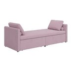 Chaise longue moderne pour lit de repos, lit de repos simple avec 2 tiroirs, pas besoin de matelas, parfait pour les salons et les bureaux à domicile